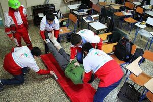 بیست و ششمین مانور سراسری زلزله و ایمنی در مدارس استان اردبیل برگزار شد