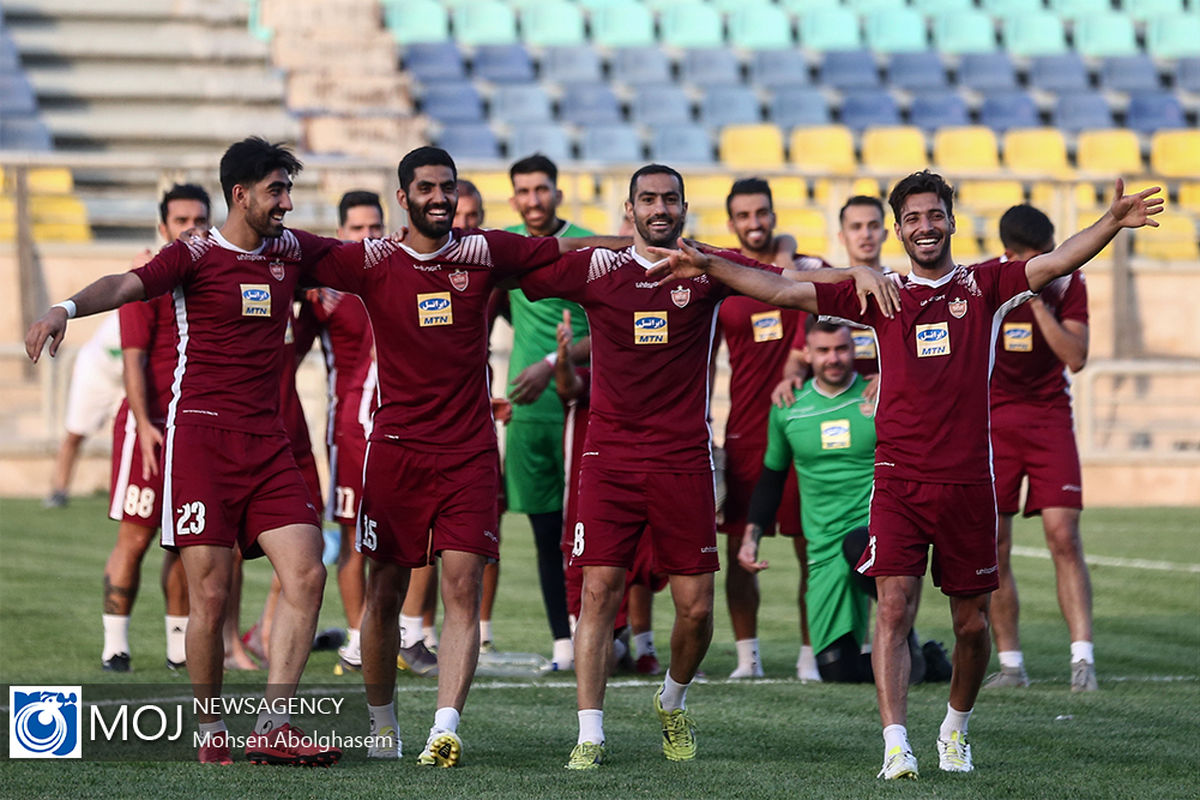 تمرین تیم فوتبال پرسپولیس - ۱۵ تیر ۱۳۹۸