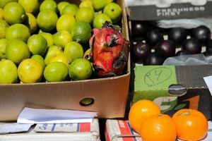 کشف بیش از ۶ تن میوه قاچاق در میناب