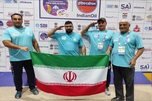 یاسین خسروی با شکستن رکورد جهان طلای پرتاب وزنه پارا دوومیدانی را گرفت