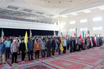 اجتماع مردمی نمازگزاران کیش در جمعه‌های خشم و نصر