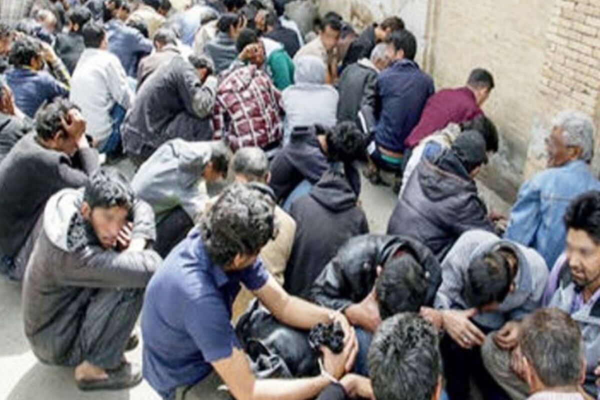 دستگیری معتاد