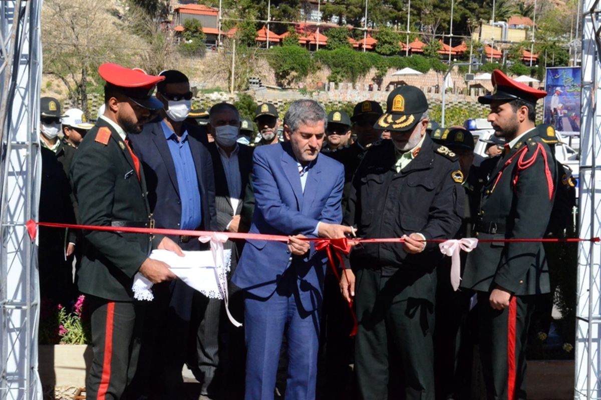 افتتاح قرارگاه نوروزی نیروی انتظامی فارس