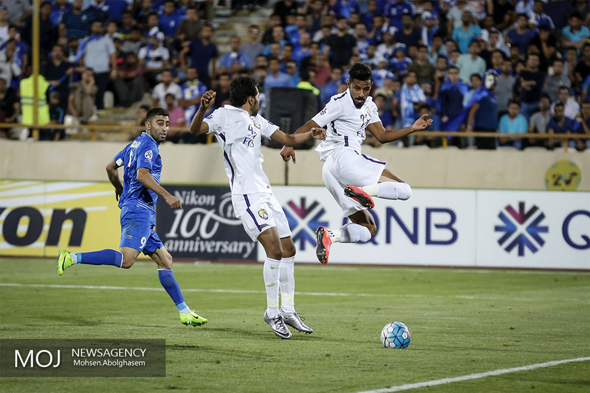 دیدار تیم های فوتبال استقلال ایران و العین امارات