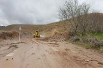 انسداد محور مواصلاتی 50 روستا با مرکز شهرستان بشاگرد در بارندگی اخیر