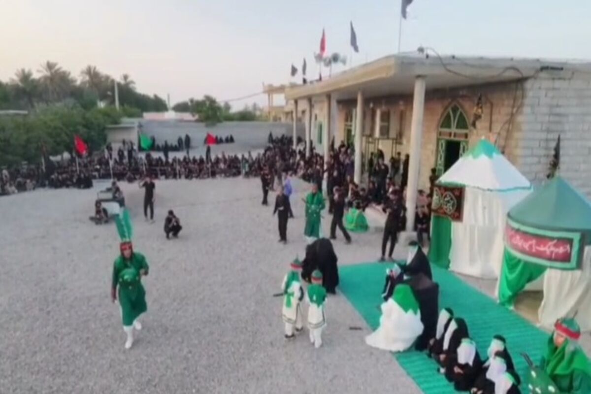 هشت‌بندی نمایش تعزیه خوانی