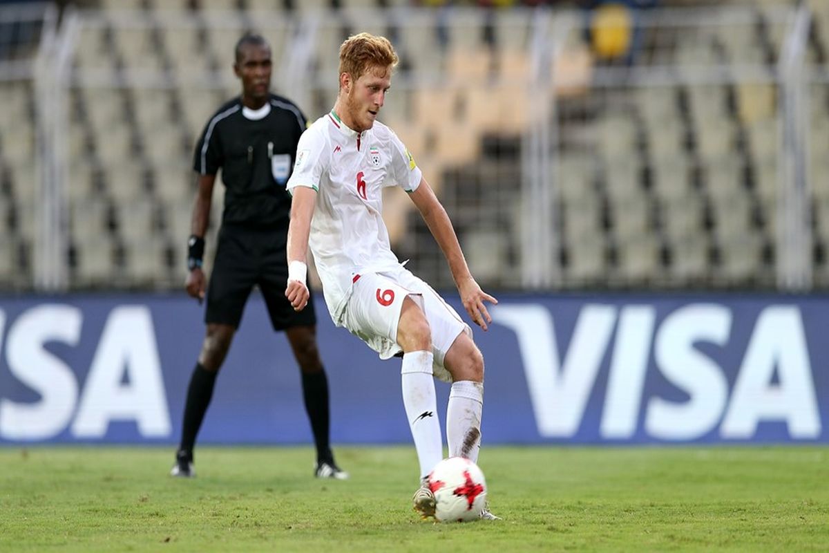 طاها شریعتی کاپیتان تیم ملی فوتبال جوانان 