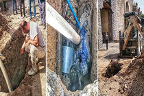 حادثه خط لوله اصلی آبرسانی در کمتر از دو ساعت رفع شد