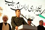 نمایش عظیم اقتدار ملی و رزمایش سراسری جانفدا برای ایران امام رضایی در اهواز برگزار شد