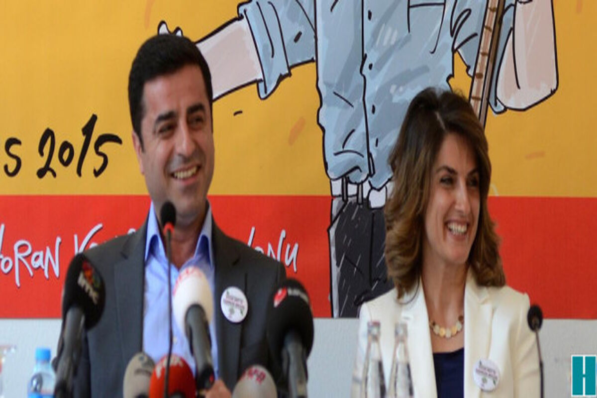 دمیرتاش و همسرش