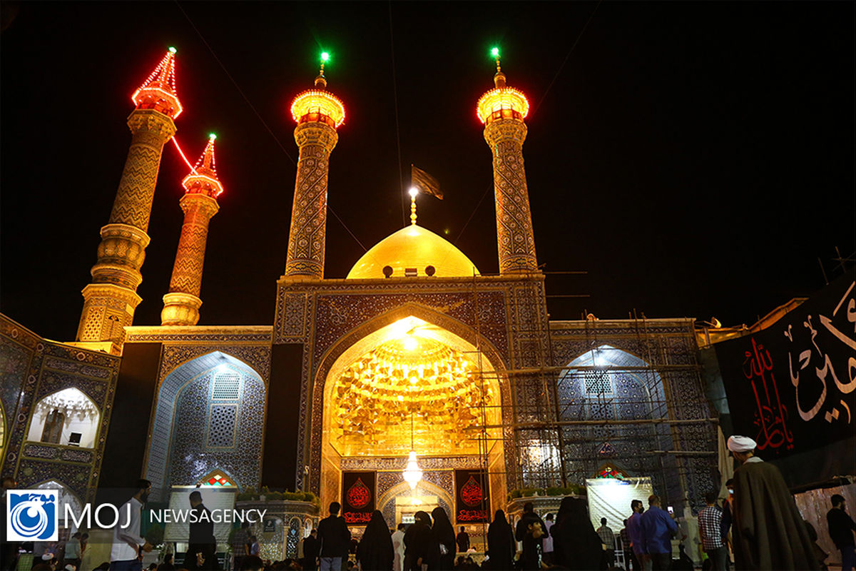 عزاداری شب شهادت حضرت رقیه (س) در حرم حضرت معصومه(س)