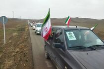 کاروان خودرویی مردم بینالود نیشابور در بیعت با رهبر معظم انقلاب اسلامی