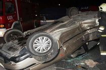 واژگونی سمند پس از فرار از ایست و بازرسی 