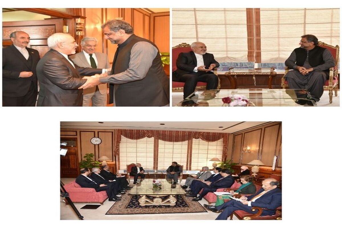 ظریف با نخست‌وزیر پاکستان
