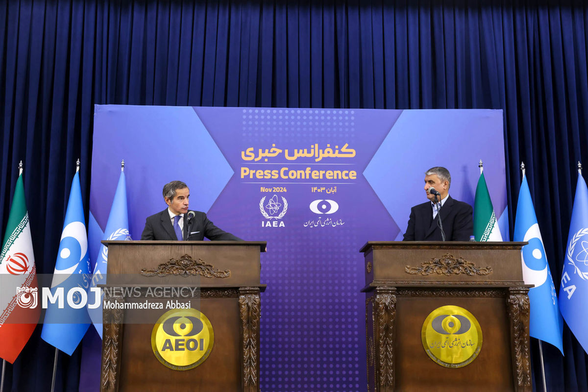 نشست خبری مشترک رئیس سازمان انرژی اتمی و مدیر کل آژانس بین المللی