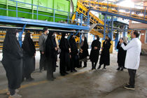 مسئولان و مربیان کانون پرورش فکری کودکان و نوجوانان از سایت پردازش پسماند البرز قم بازدید کردند