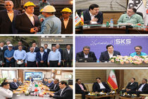 دیدار مدیرعامل بانک ملت با مدیران عامل شرکت های نفتی و فولادی استان هرمزگان