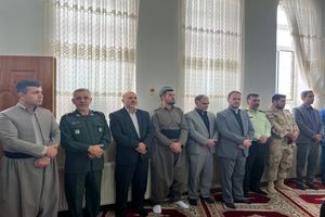 مردم بانه برای شهدای خدمت سوگواری کردند 