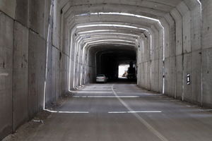 جاده چالوس برای تکمیل گالری کمرزرد از ۱۰ تا ۱۹ آذر مسدود می‌شود