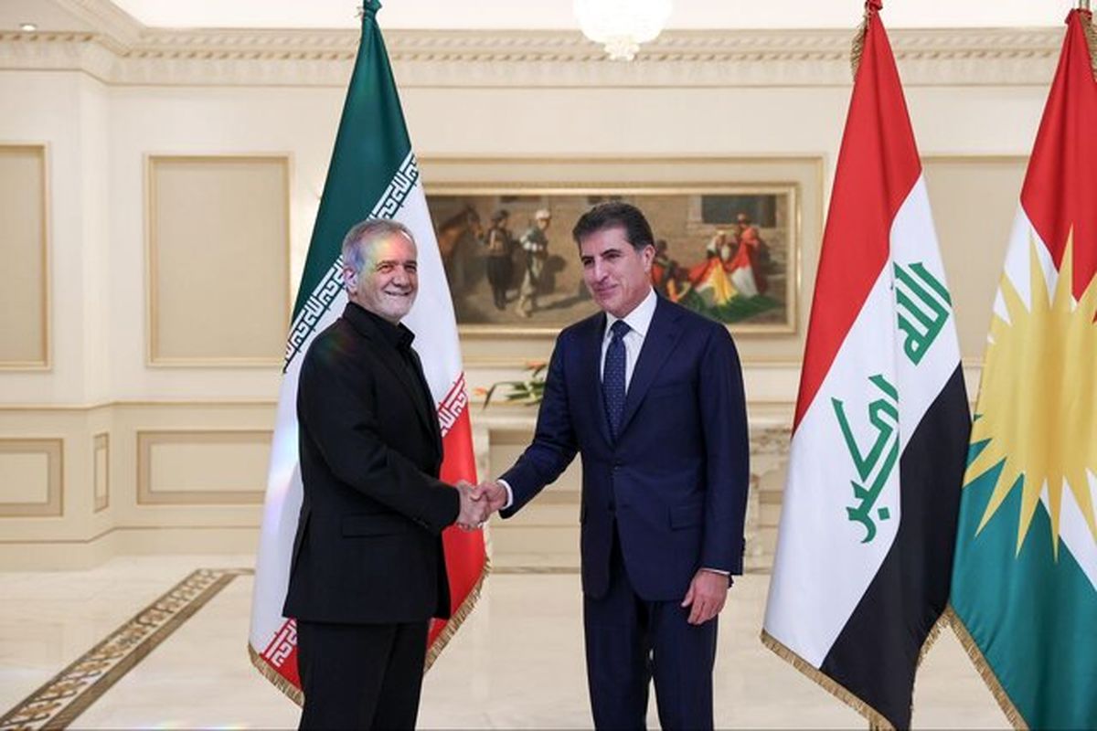 پزشکیان و نیچروان بارزانی