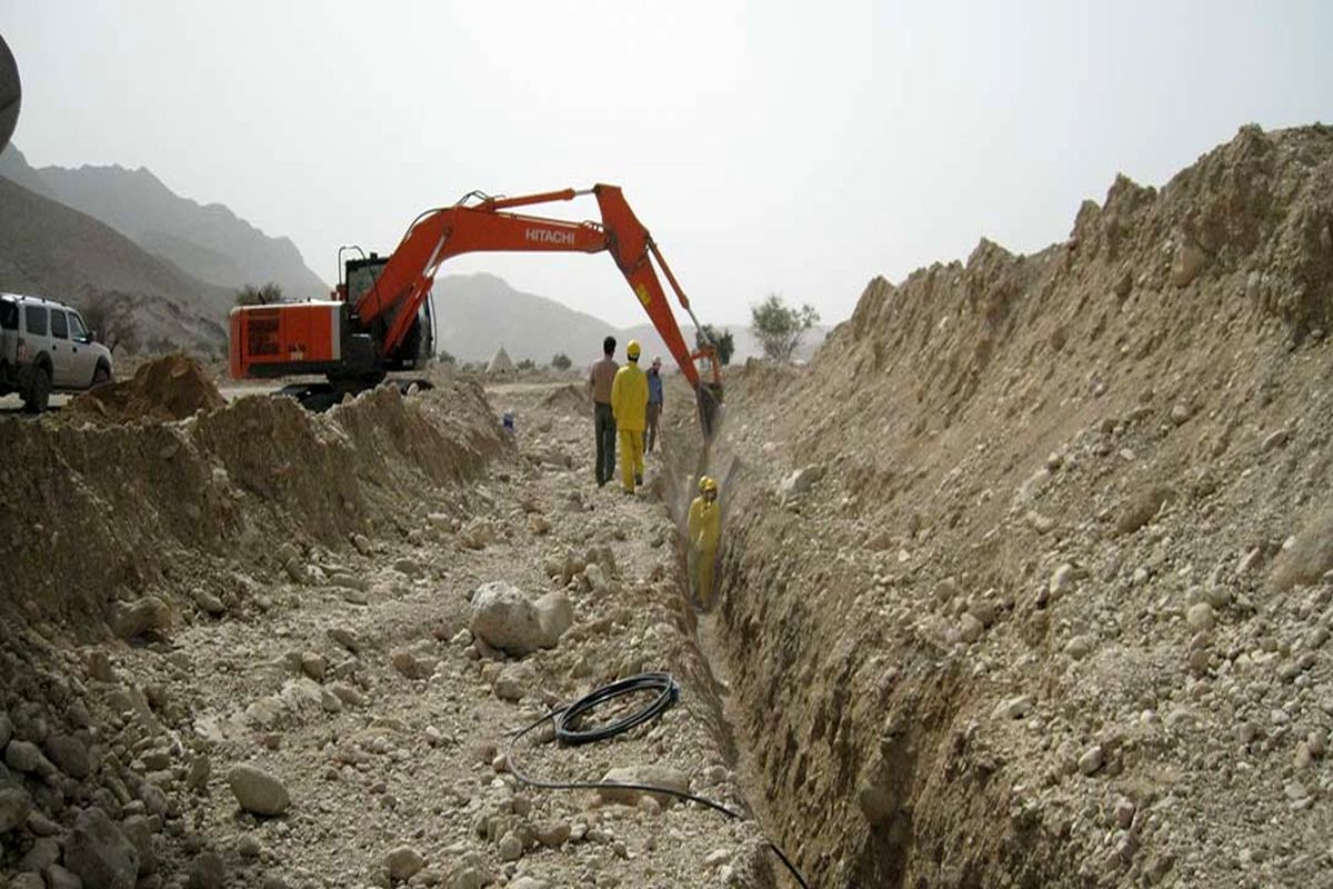 حفاری فیبر نوری