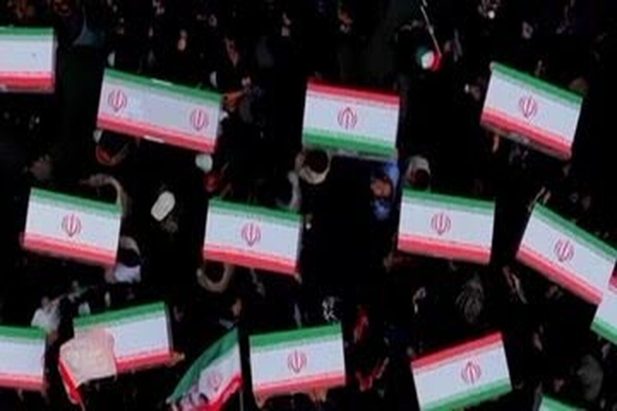 تشییع شهدای دانش آموز 