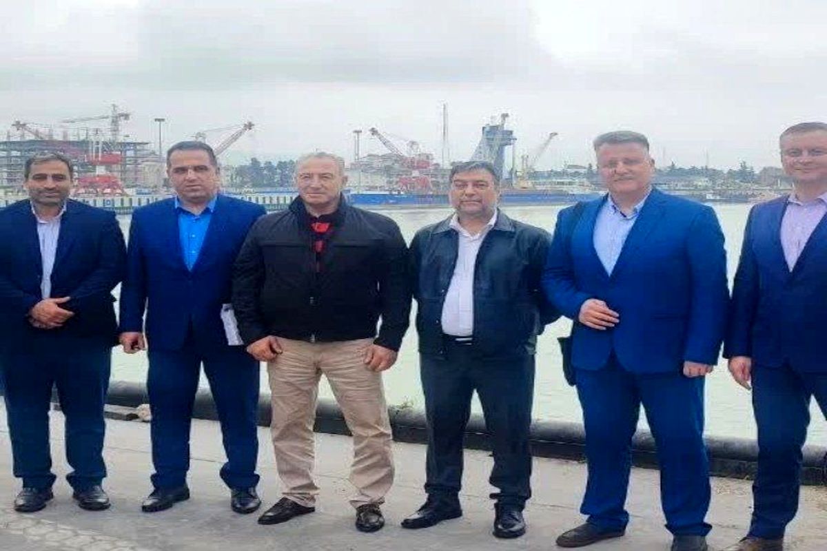 بازدید هیأت آلمانی از بندر نوشهر 