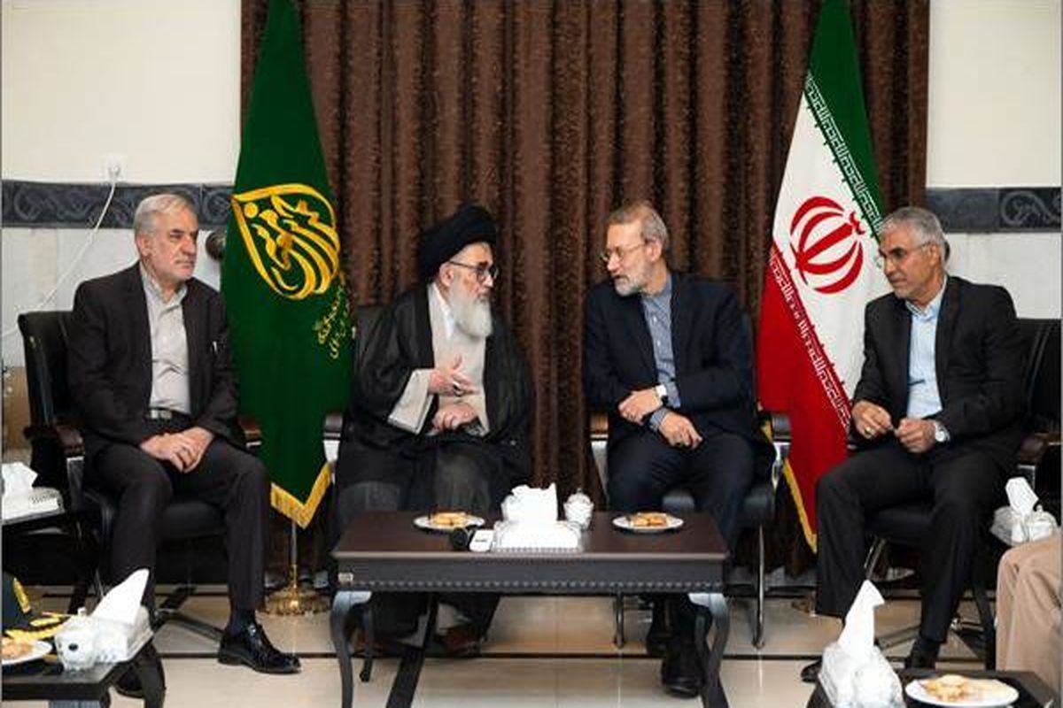 دیدار لاریجانی و دستغیب