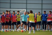 تمرینات سنگین ریزه اسپور در اردوی اتریش