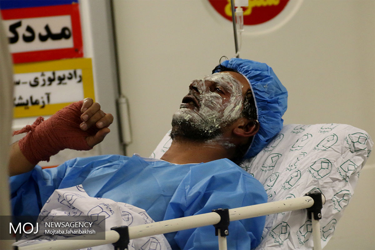 مصدومان چهارشنبه سوری 96 در اصفهان