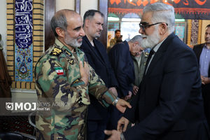 مراسم ترحیم همسر شهید فلاحی