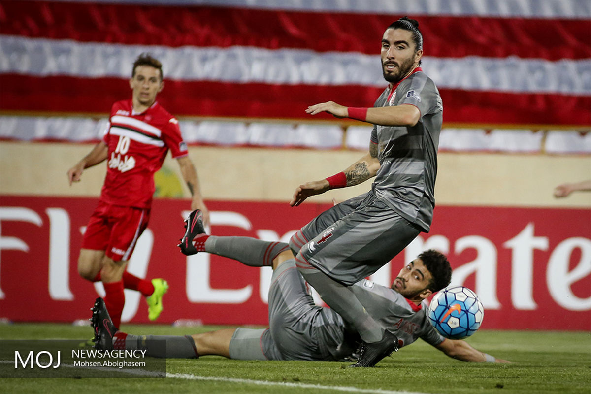 دیدار تیم های فوتبال پرسپولیس ایران و لخویا قطر