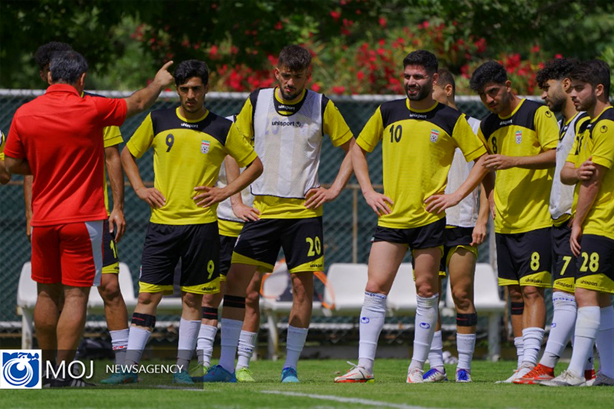 تمرین تیم ملی فوتبال امید