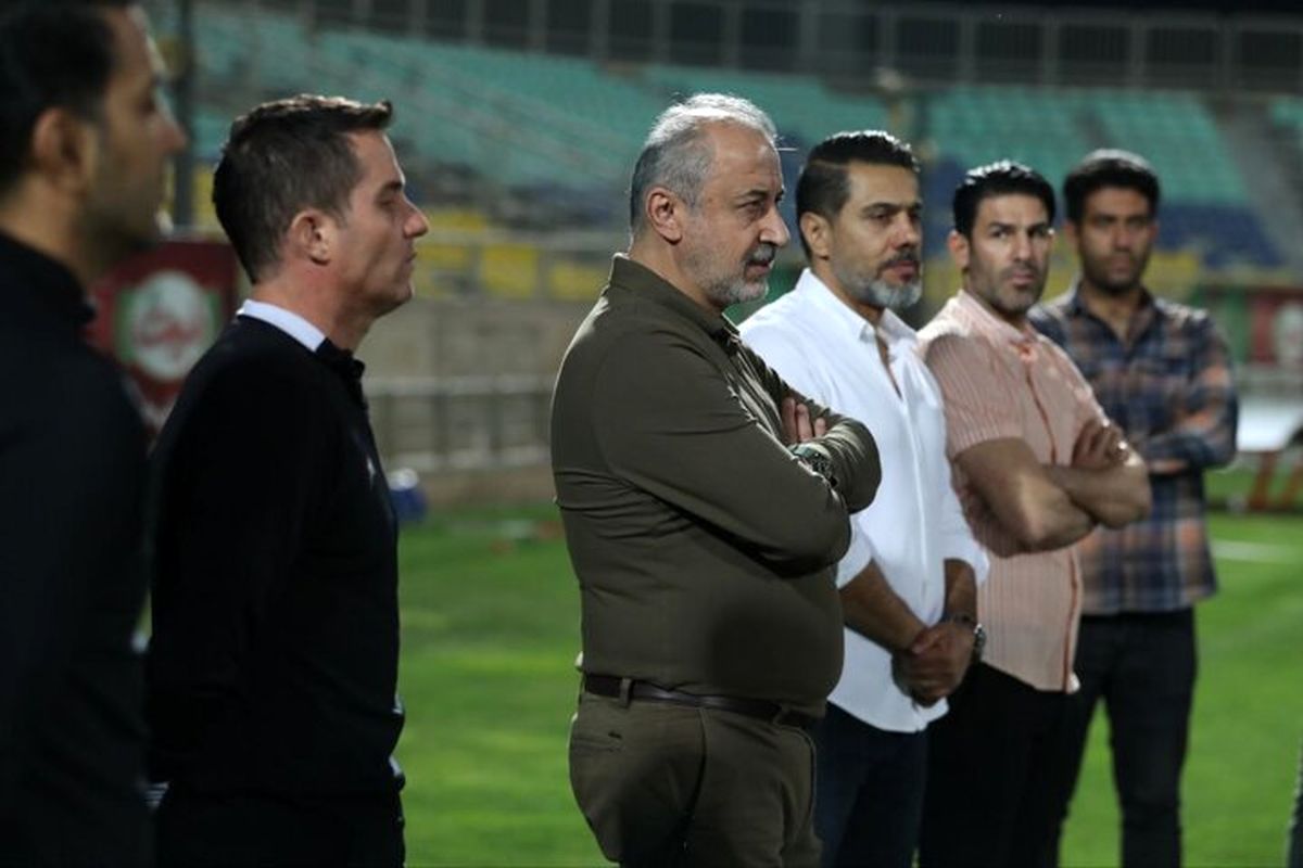 کادرفنی و مدیرعامل پرسپولیس رضا درویش