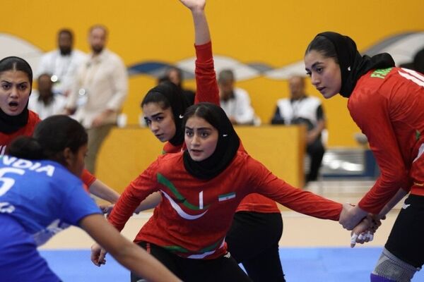 شکست تیم ملی کبدی بانوان ایران برابر چین تایپه در رقابت‌های جهانی