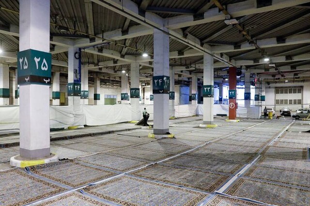 اسکان زائران در حرم مطهر رضوی