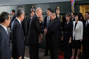 رهبر کره‌شمالی با قطار خاص خود وارد پکن شد