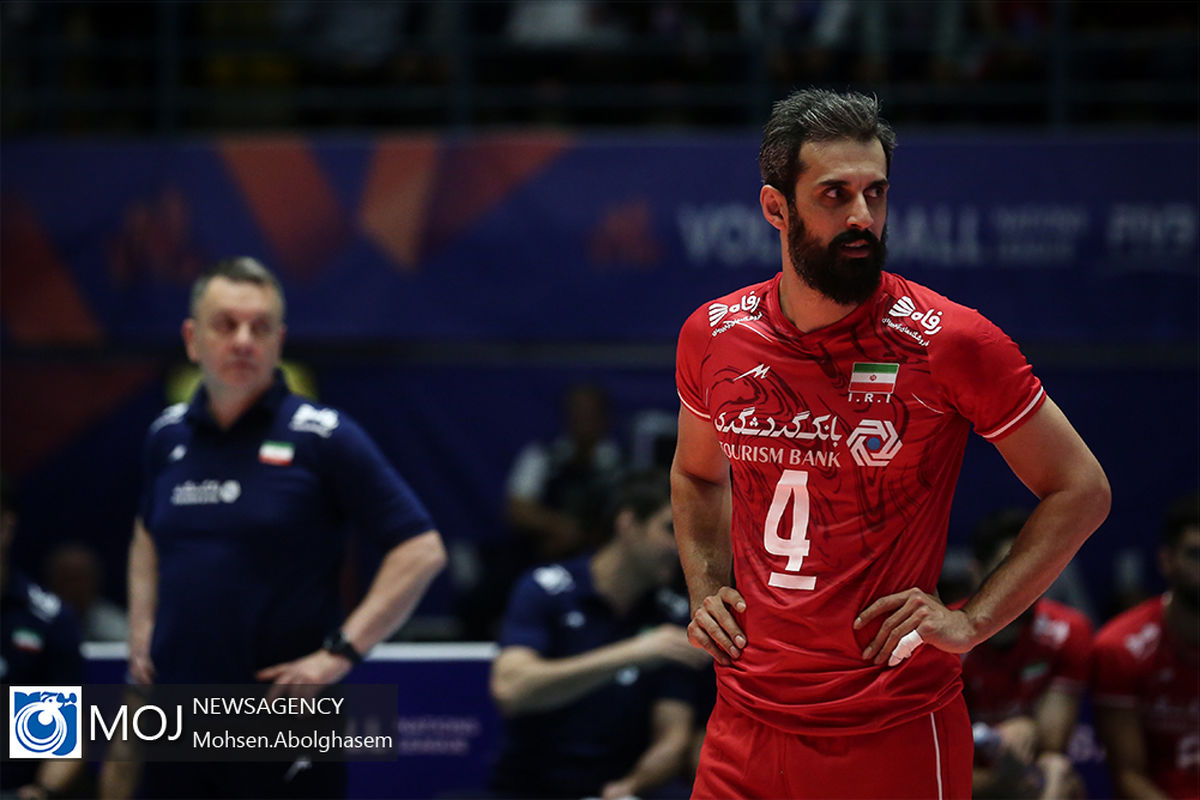 دیدار تیم های ملی والیبال ایران و استرالیا