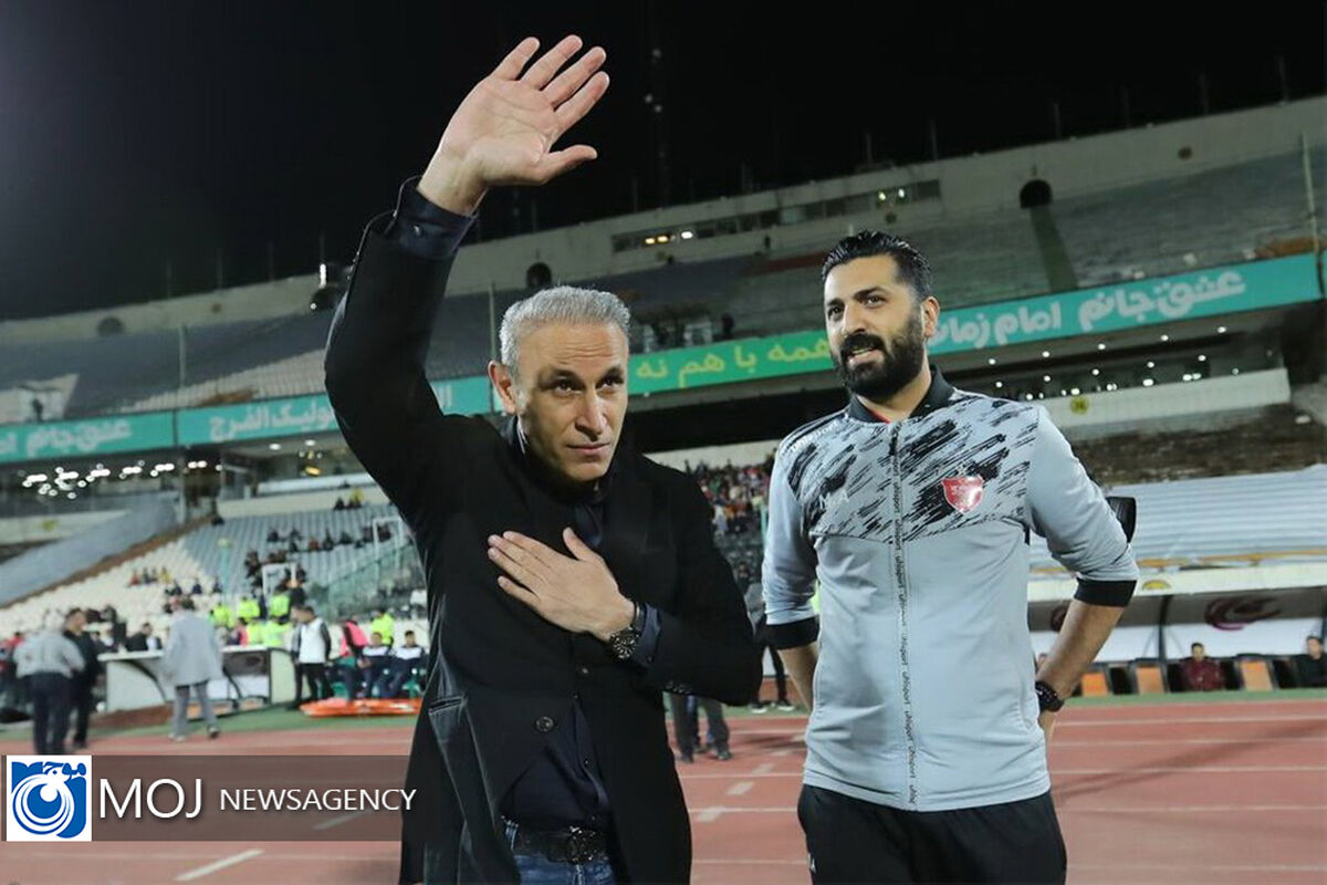دیدار تیم های فوتبال پرسپولیس و ملوان
