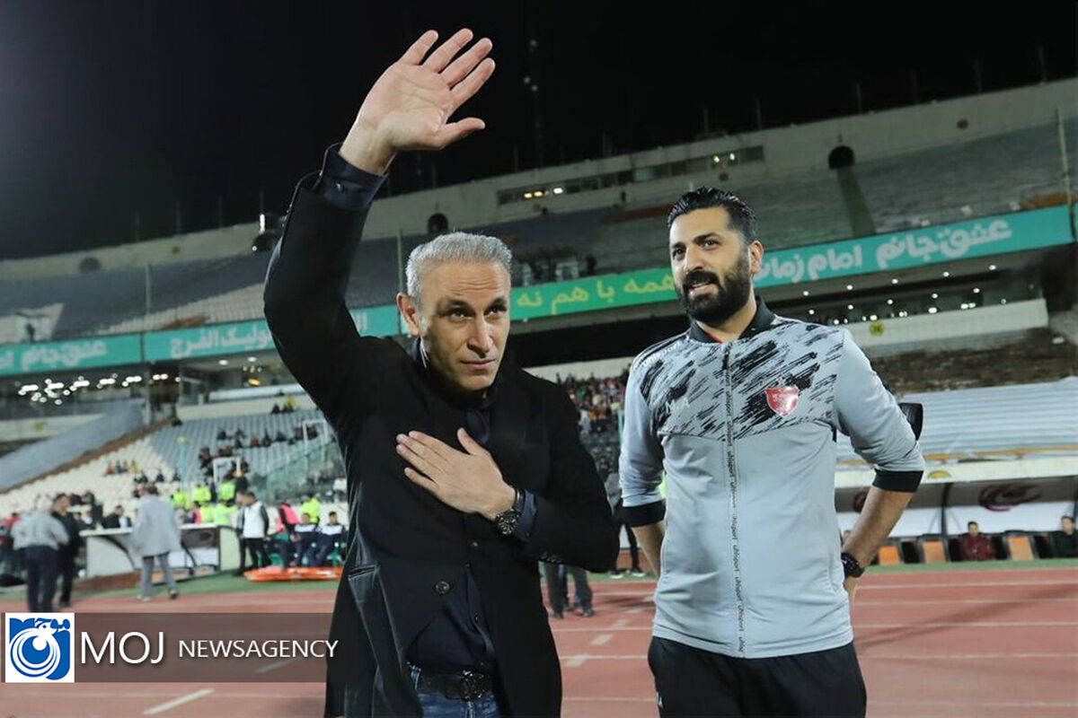 دیدار تیم های فوتبال پرسپولیس و ملوان