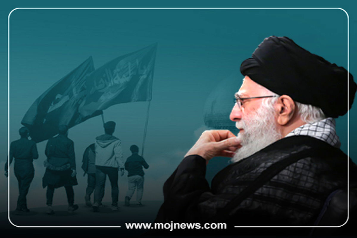 کاور بیانات رهبری   اربعین  موج