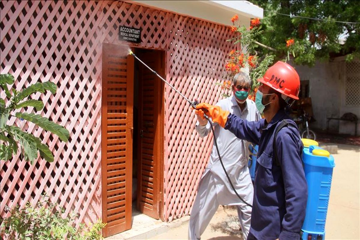 شیوع کرونا در پاکستان