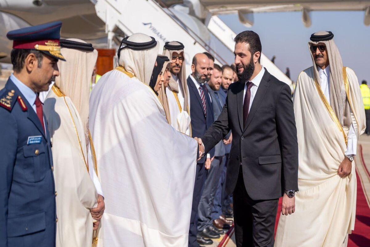 احمدالشرع+امیر+قطر