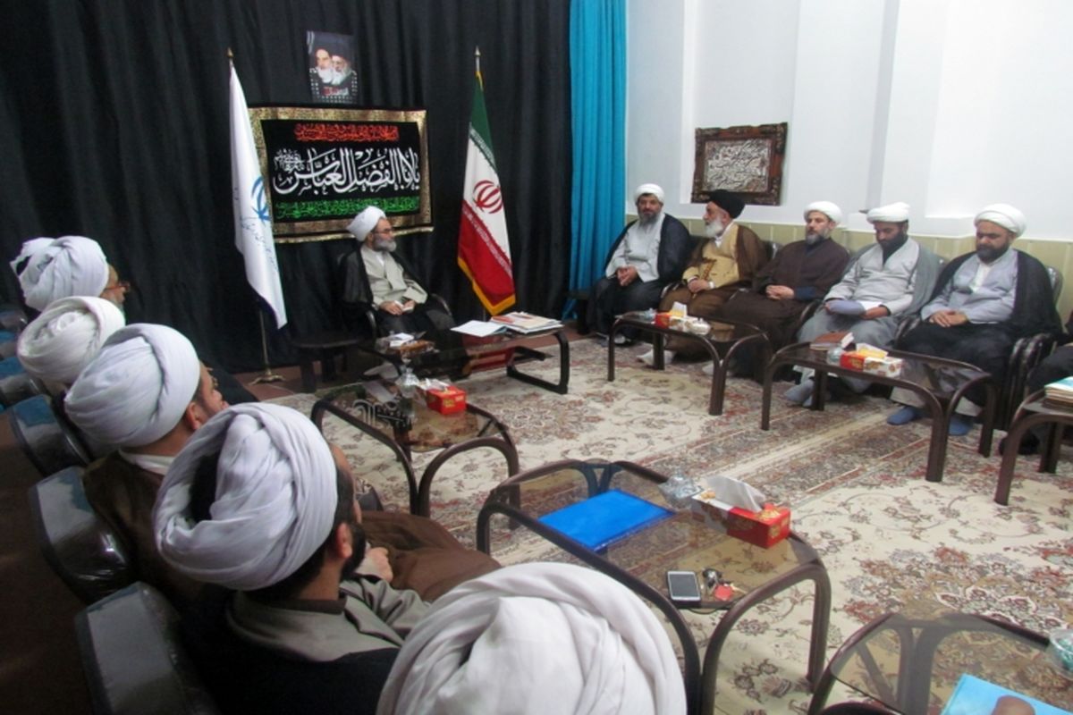 دیدار آیت الله فلاحتی با طلاب