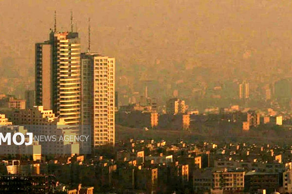 هوای تهران در وضعیت نارنجی و ناسالم قرار گرفت
