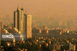 هوای تهران در وضعیت نارنجی و ناسالم قرار گرفت