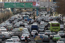 بزرگراه‌های تهران زیر بار ترافیک هستند