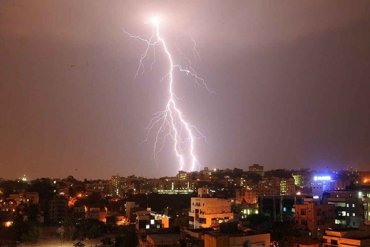 رعد و برق در هند