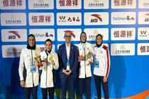 شهربانو منصوریان و صدیقه دریایی مدال طلا انتخابی جام جهانی ووشو را گرفتند