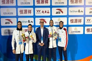 شهربانو منصوریان و صدیقه دریایی مدال طلا انتخابی جام جهانی ووشو را گرفتند